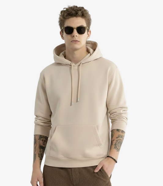 Premium Plain Beige Hoodie
