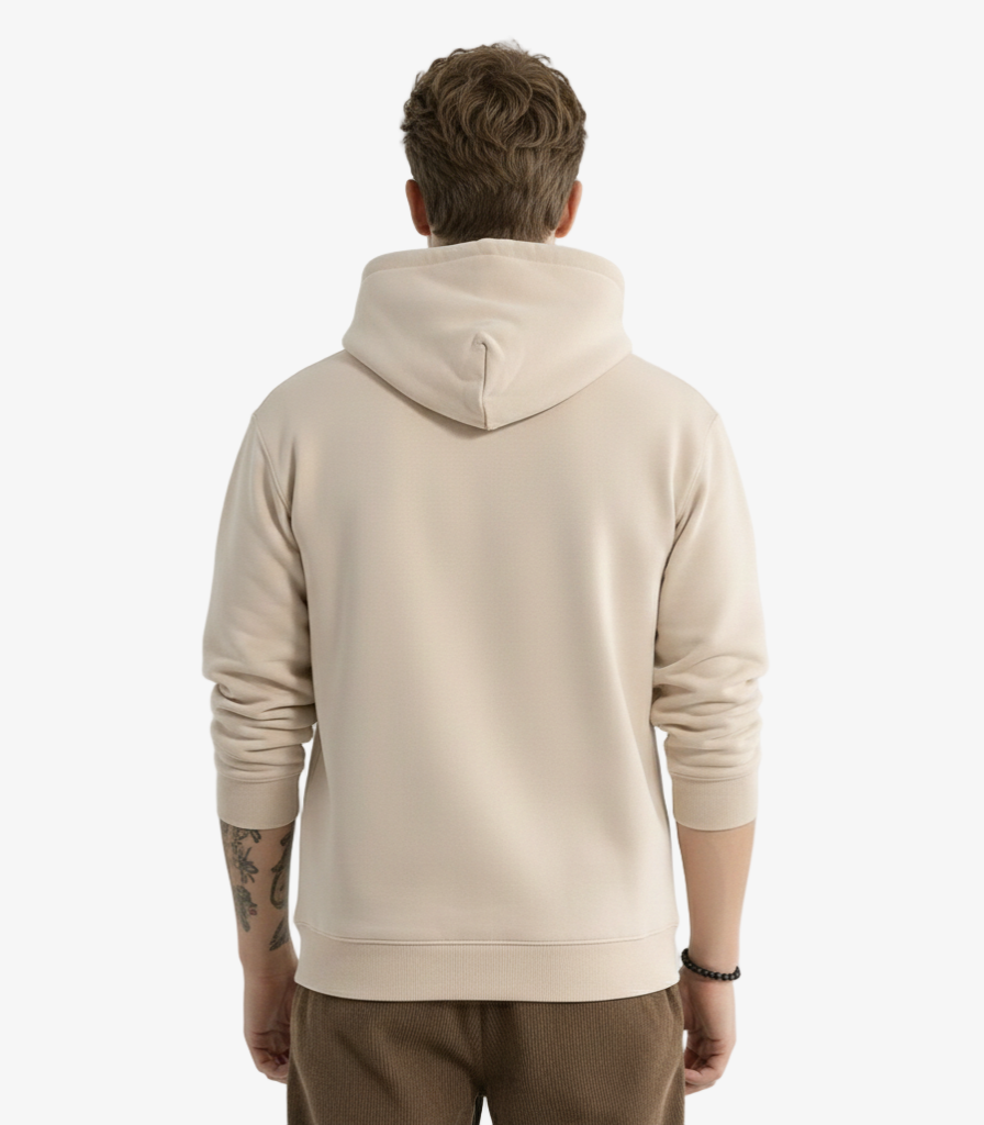 Premium Plain Beige Hoodie