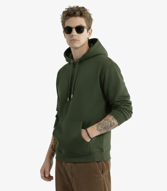 Classic Olive Green Hoodie