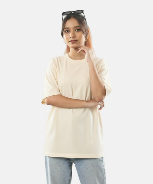 Premium Beige Oversized T-shirt