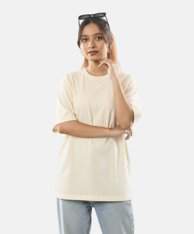 Premium Beige Oversized T-shirt
