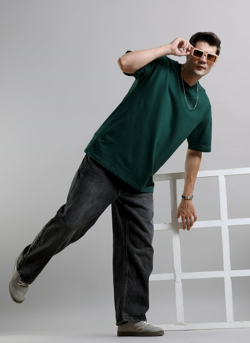 Bottle Green Oversized t-shirt