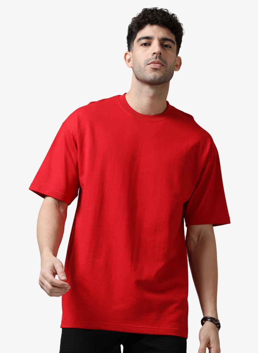 Red Oversized t-shirt