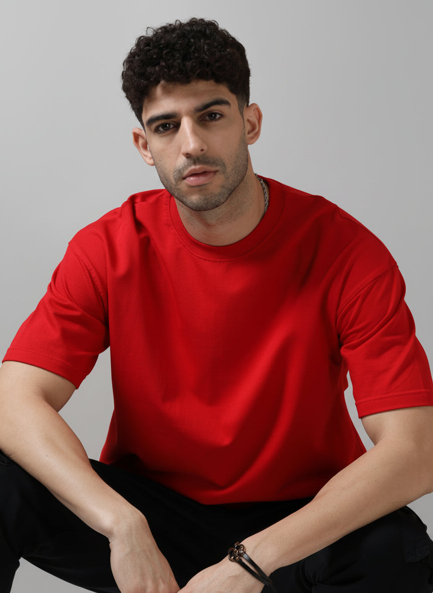 Red Oversized t-shirt