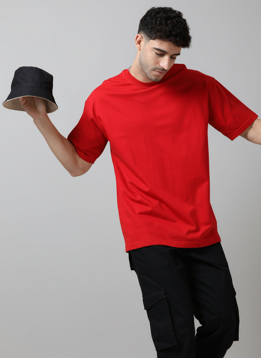 Red Oversized t-shirt