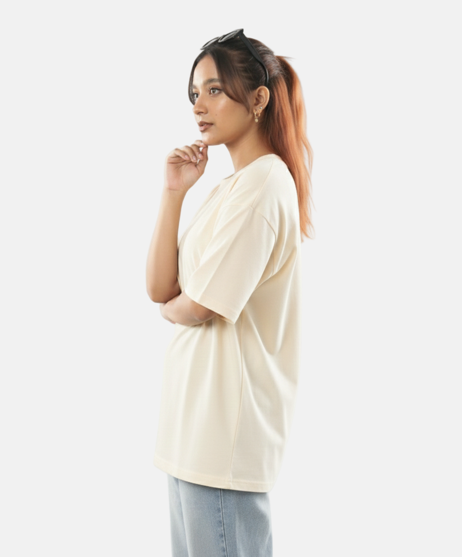 Premium Beige Oversized T-shirt