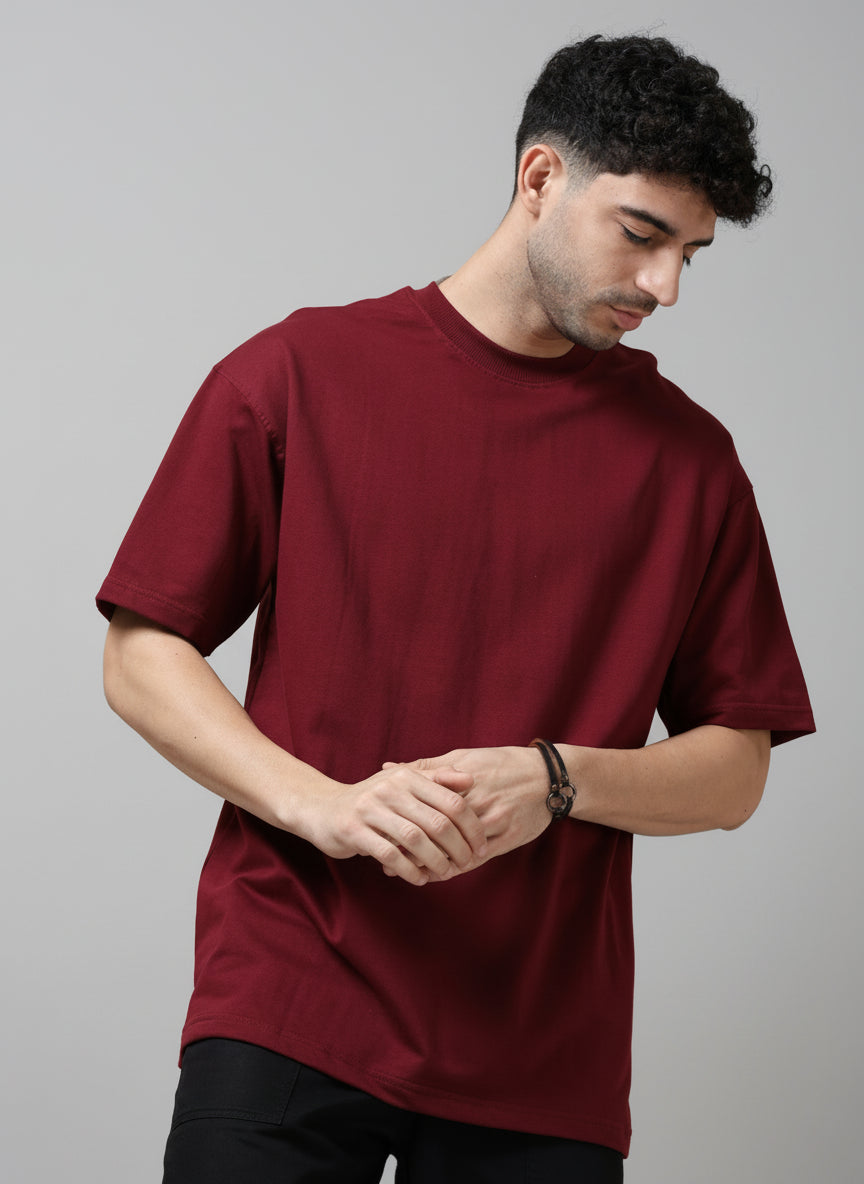 Maroon Oversized t-shirt