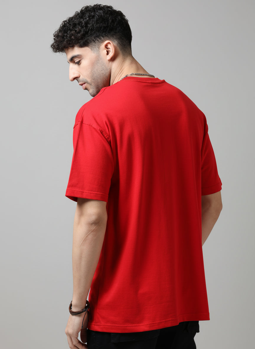 Red Oversized t-shirt