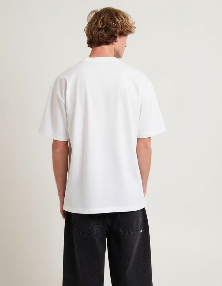 White Oversized Plain T-Shirt