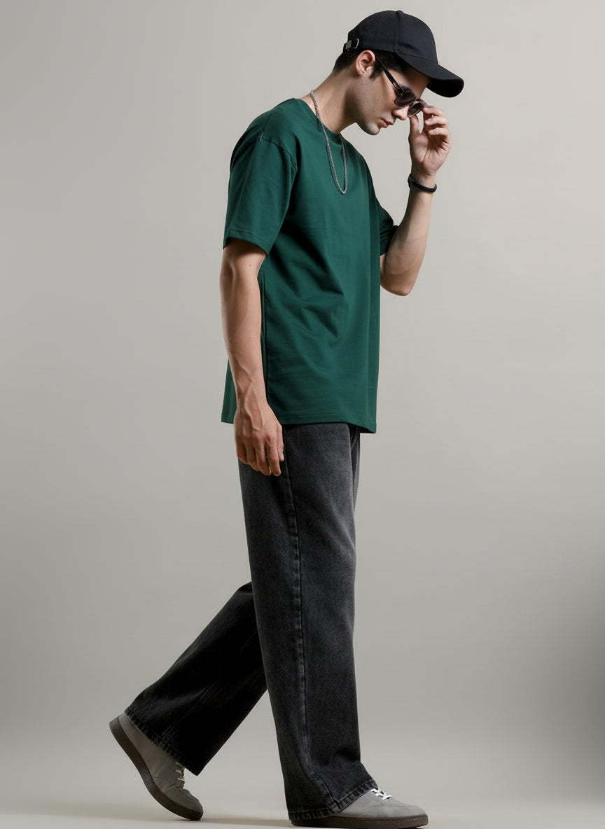 Bottle Green Oversized t-shirt