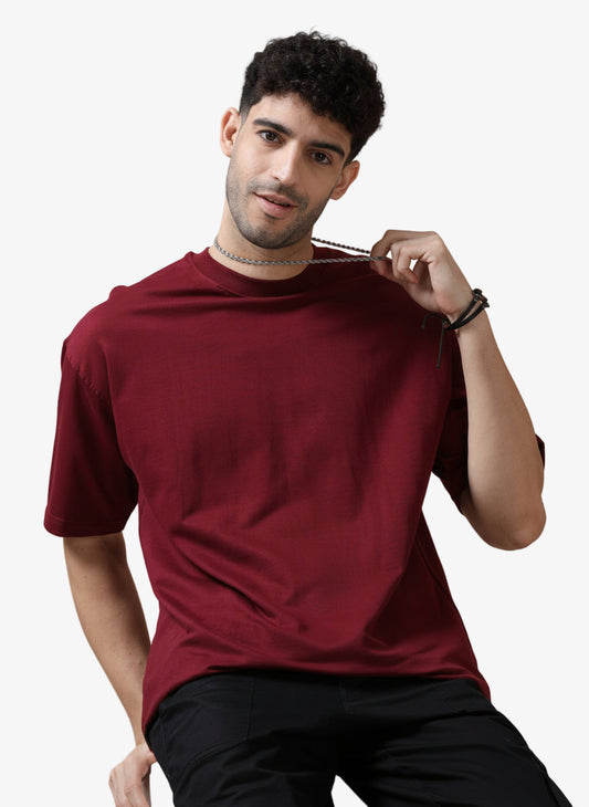 Maroon Oversized t-shirt