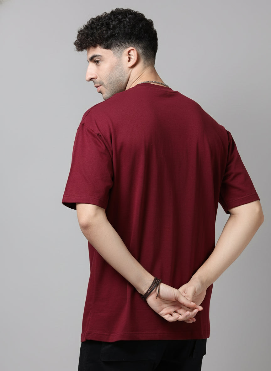 Maroon Oversized t-shirt